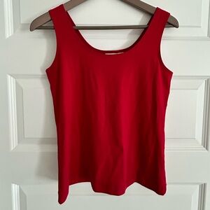 Chicos Stretch Tank Top Red Size 4 US Chicos Size 0